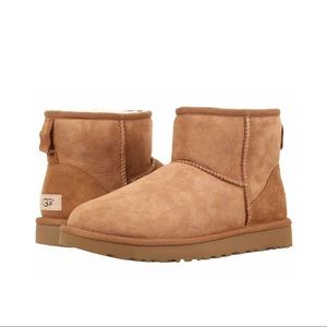 Women's Classic Mini Boot II Uggs - NEW, CHESTNUT, SIZE 8